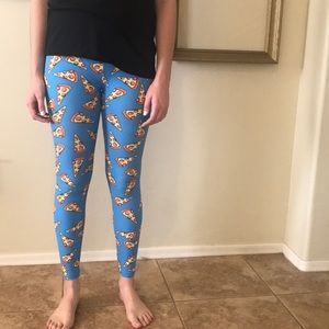 Lularoe pizza leggings OS
